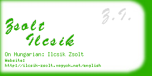 zsolt ilcsik business card